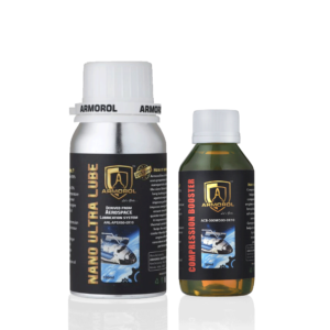 Armorol Nano Ultra Lube 100 ml + 100 ml Compression Booster  For Low Pickup Cars & Bikes 350 cc - 1500 cc